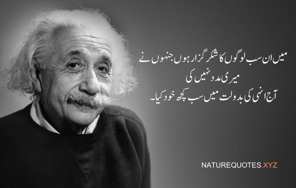 Albert Einstein Quotes in Urdu