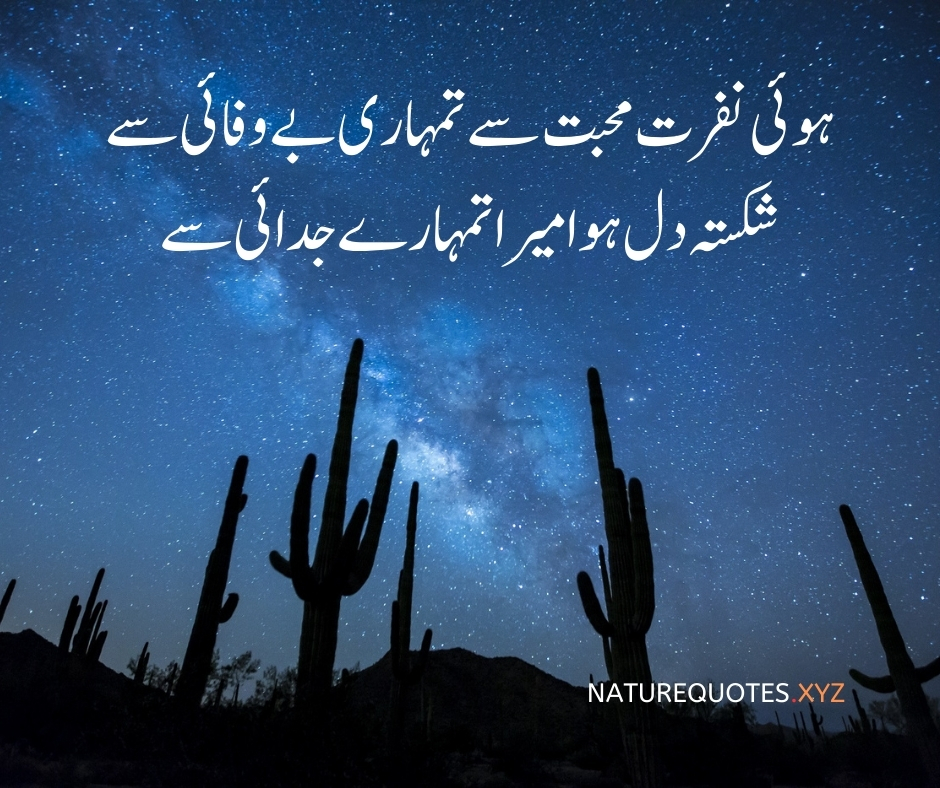 Heart touching sad poetry in urdu